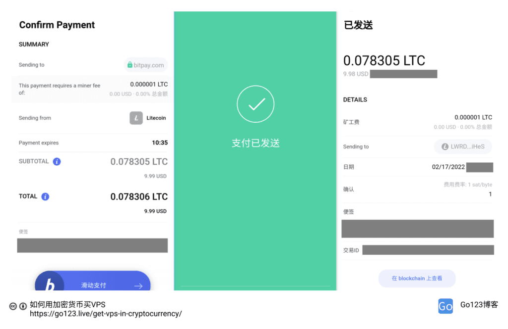 支付过程